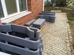 Конструкция крафтового ограждения