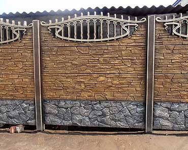 Еврозабор односторонний двухсторонний глянцевый цветной в Харькове - компания «Master Zabor»