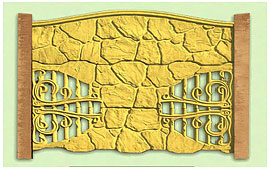 Прайс-лист на еврозабор двухсторонний, глянцевый, односторонний в Харькове. Компания «Master Zabor»