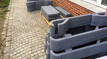 Еврозабор Кирпич в канте