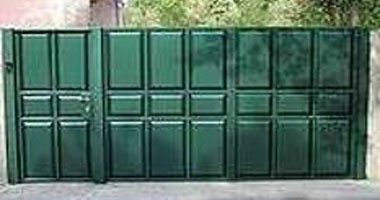 Ворота+Калитка филенчатые «шоколадка»