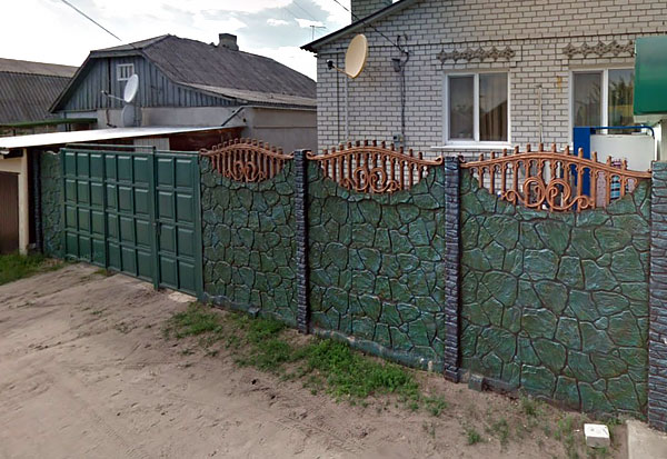 Купить еврозабор односторонний двусторонний глянцевый цветной в Жихаре в Харькове — компания «Master Zabor»